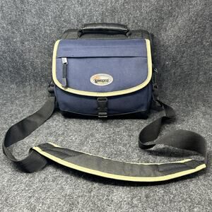 Lowepro Nova 1 Camera Bag Blue Padded Shoulder Case Weather Resistant 9x7x7